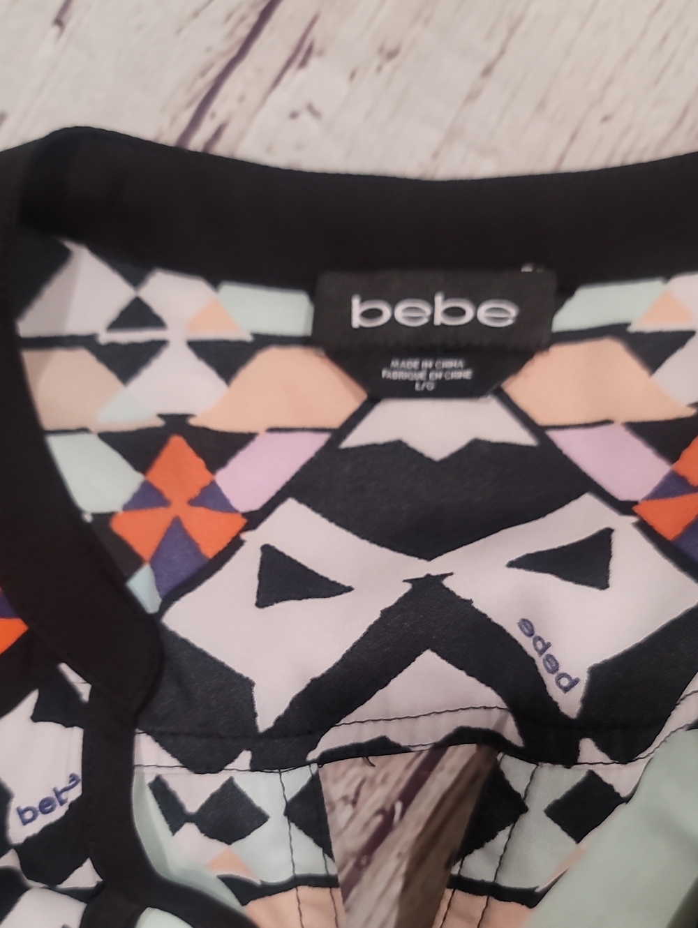 Bebe Colorful Blouse - Picture 8 of 8